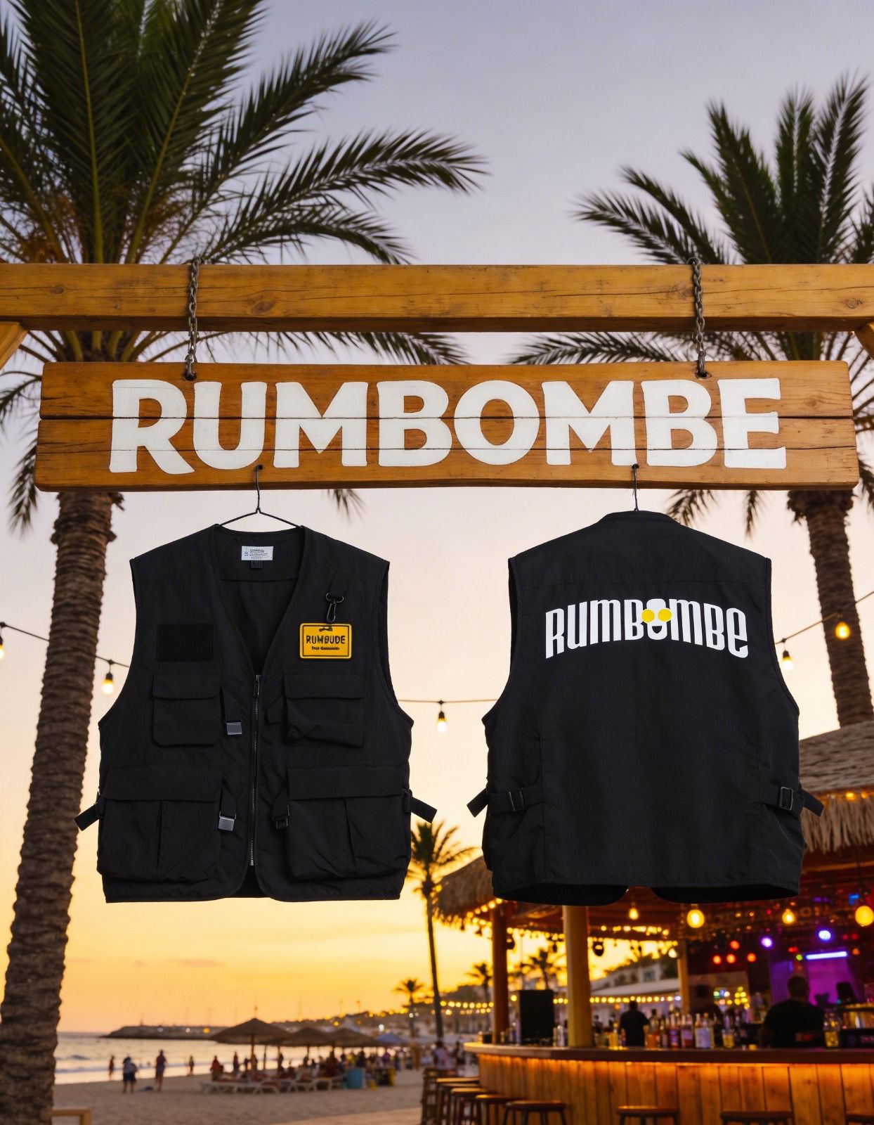 Rumbombe Weste - inkl. Klett Patch (RUMBUDE)