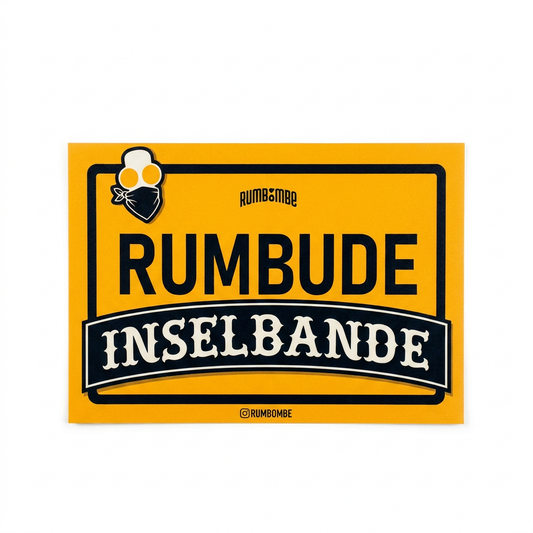Rumbude Inselbande Pappschild